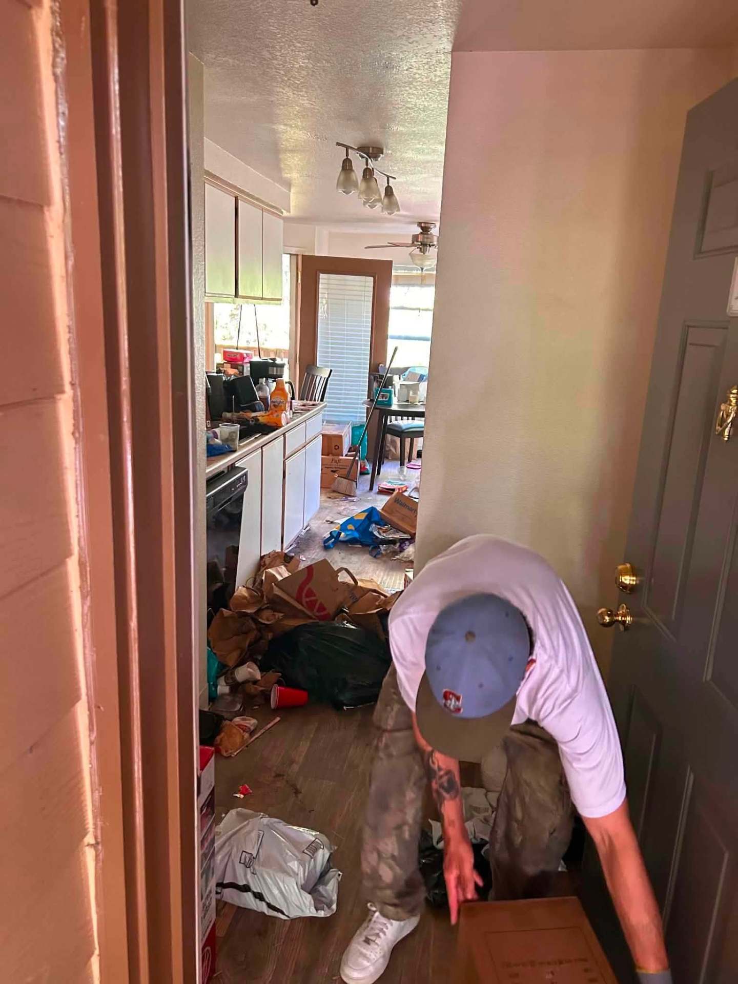 Kitchen Reset before